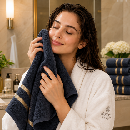OPULENZA – Premium-Komforthandtuch für tägliches Abtrocknen & Entspannung
