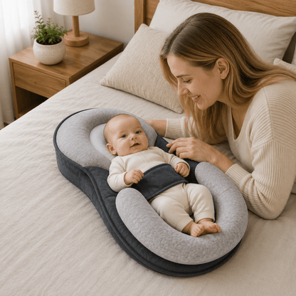 LITTLEHAVEN – Cuscino ergonomico per neonati per un supporto delicato e un sonno tranquillo