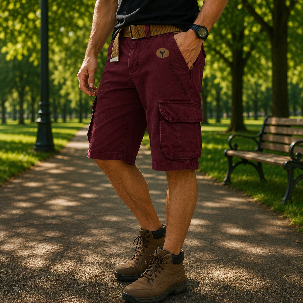 URBANLOAD – comodi pantaloncini cargo utility da uomo con ampio spazio di archiviazione