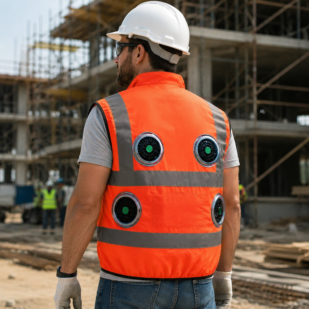 BREEZEFLOW – Kühlweste mit Lüftersystem für Angenehmen Arbeitskomfort