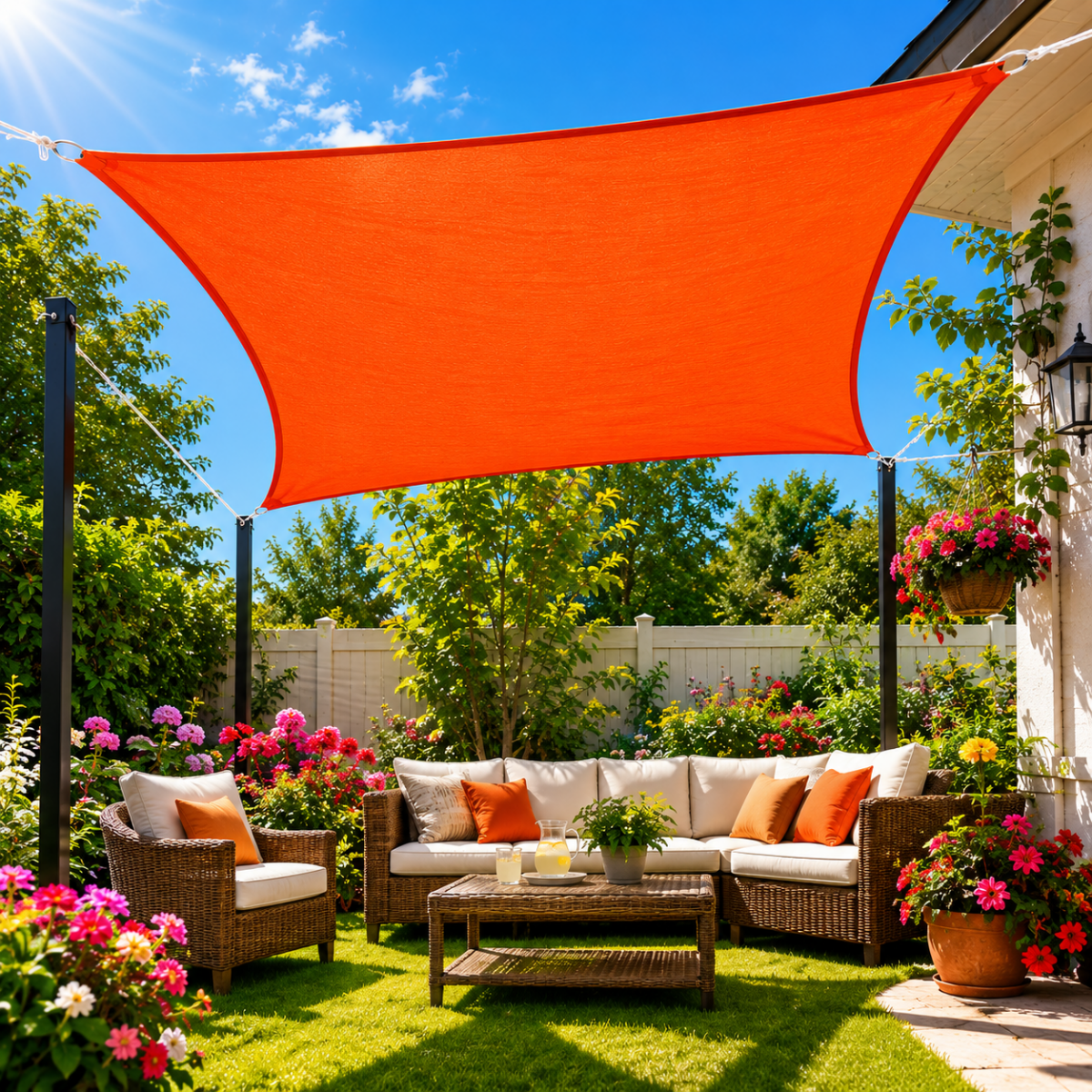 TERRASHADE – UV-Schutz Sonnensegel für Garten und Terrasse