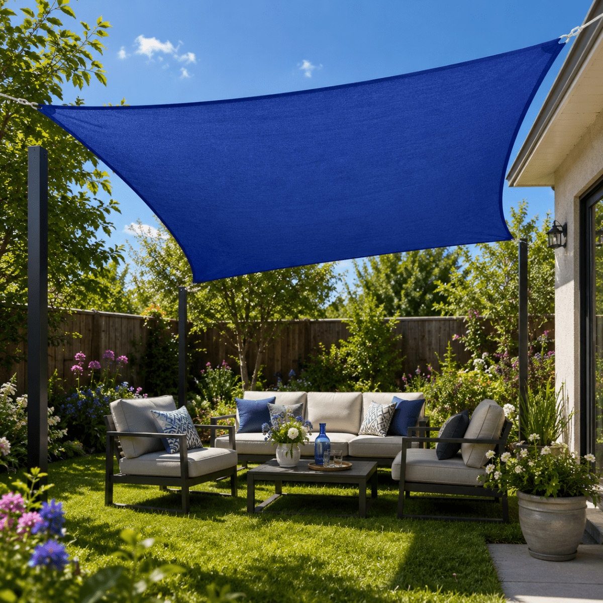 SUNSAIL – Wasserdichtes Sonnensegel mit UV-Schutz für Terrasse und Balkon