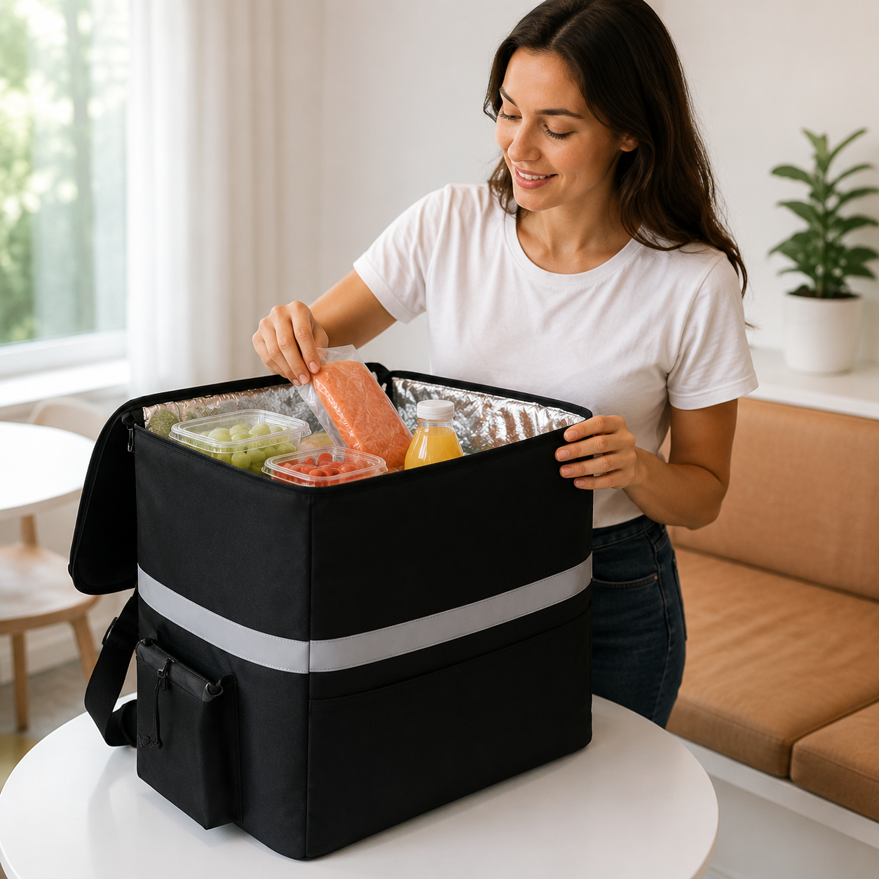 FRESHTOTE – Sac isotherme pour aliments et boissons fraîches en déplacement
