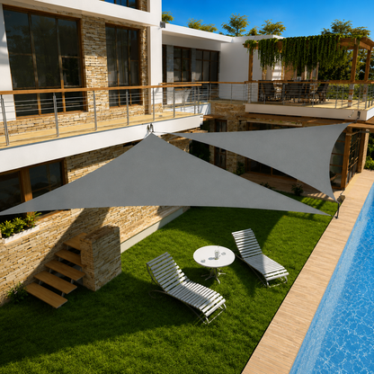 OUTDORIA – UV-protective sunshade sail for terrace, yard & garden