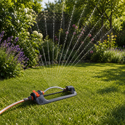 IRRIGORA – Garden sprinkler with 4 spray modes for optimal plant care