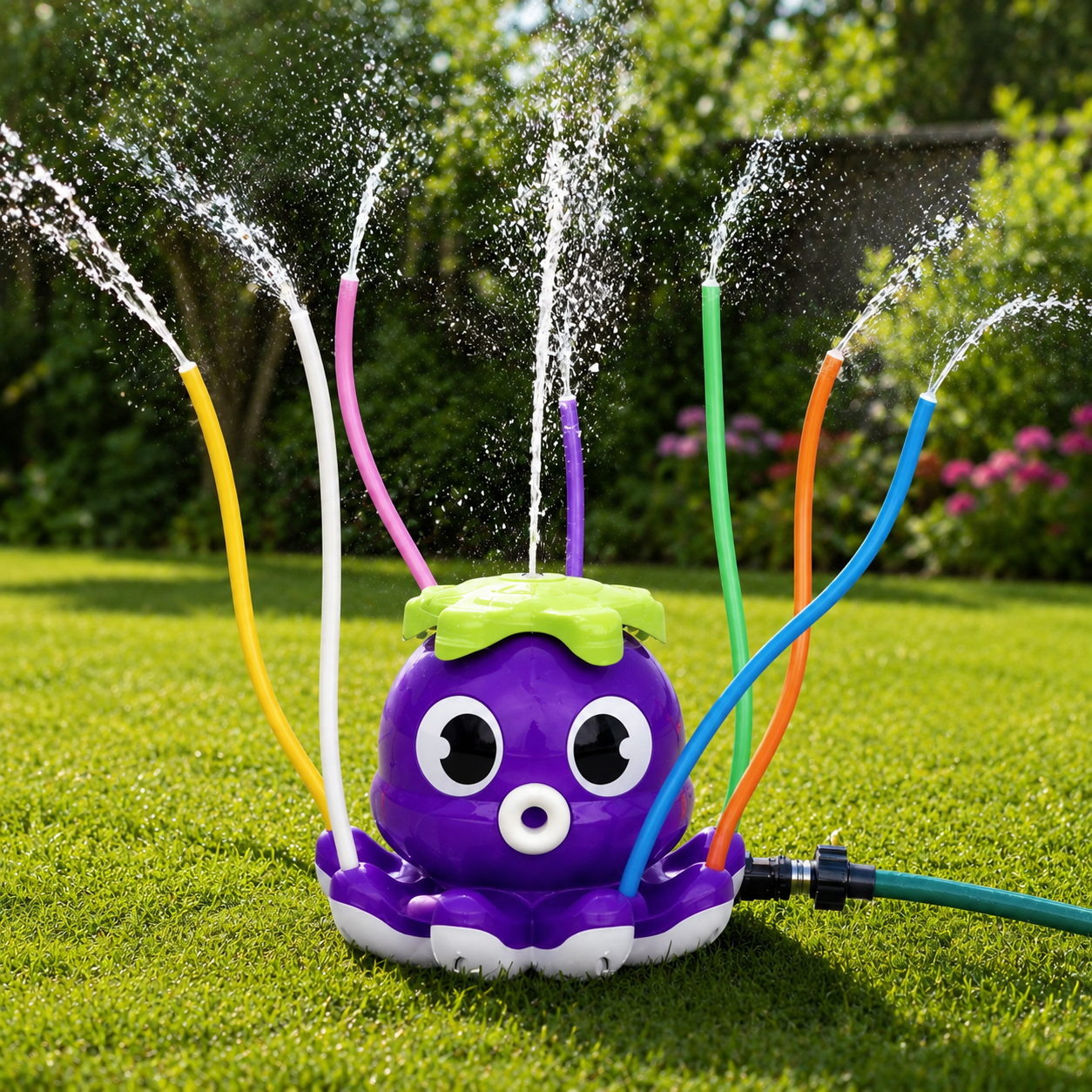 OCTOSPLASH – Oktopus-Wassersprinkler für spritzigen Spielspaß im Garten