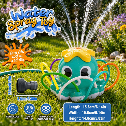OCTOSPLASH – Oktopus-Wassersprinkler für spritzigen Spielspaß im Garten