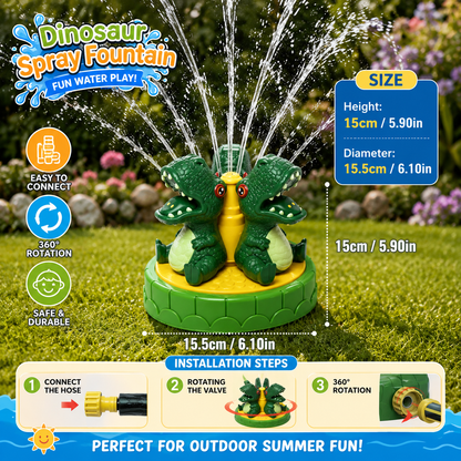 DINOSPLASH – Interaktiver Dinosaurier-Wassersprinkler für fröhlichen Sommerspaß