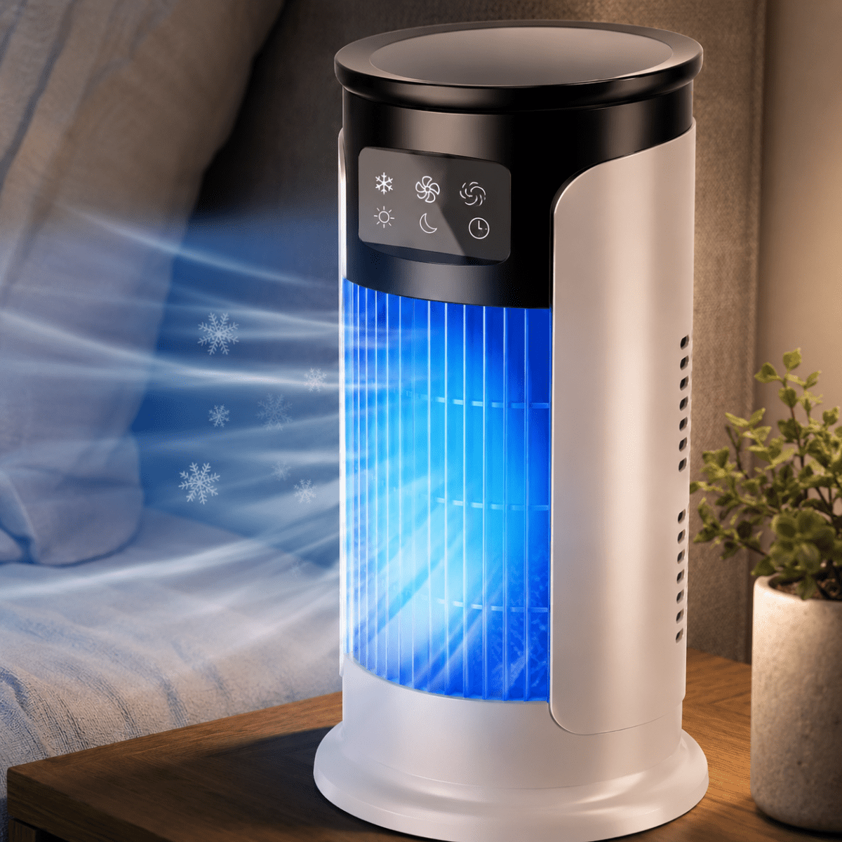 POLARBREEZE – Tragbarer Verdunstungs-Luftkühler mit Ventilator und Luftbefeuchtung