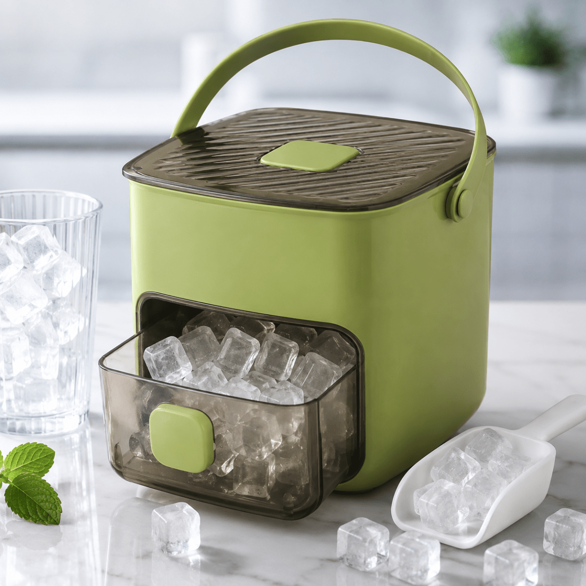 FROSTCUBE – Máquina compacta de hielo para cubitos frescos en minutos