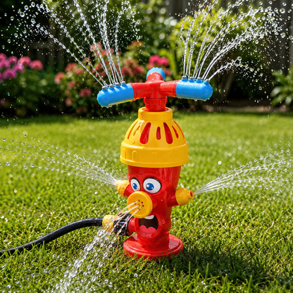SPLASHHYDRA – Cartoon-Hydranten-Sprinkler für spritzigen Wasserspaß im Garten