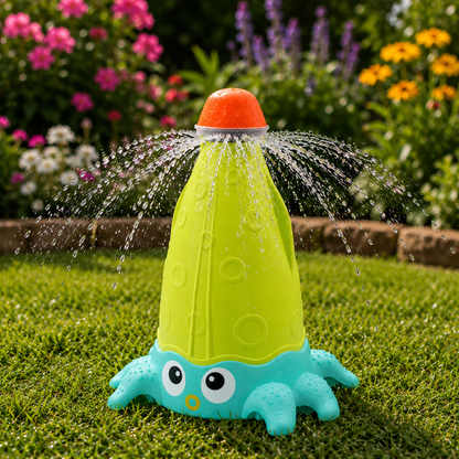 AQUAREX – Rotierendes Oktopus-Wasserspielzeug für fröhliche Gartenspiele