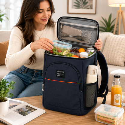 THERMOVEX – 20L Kühlrucksack mit starker Isolierung für lange Ausflüge