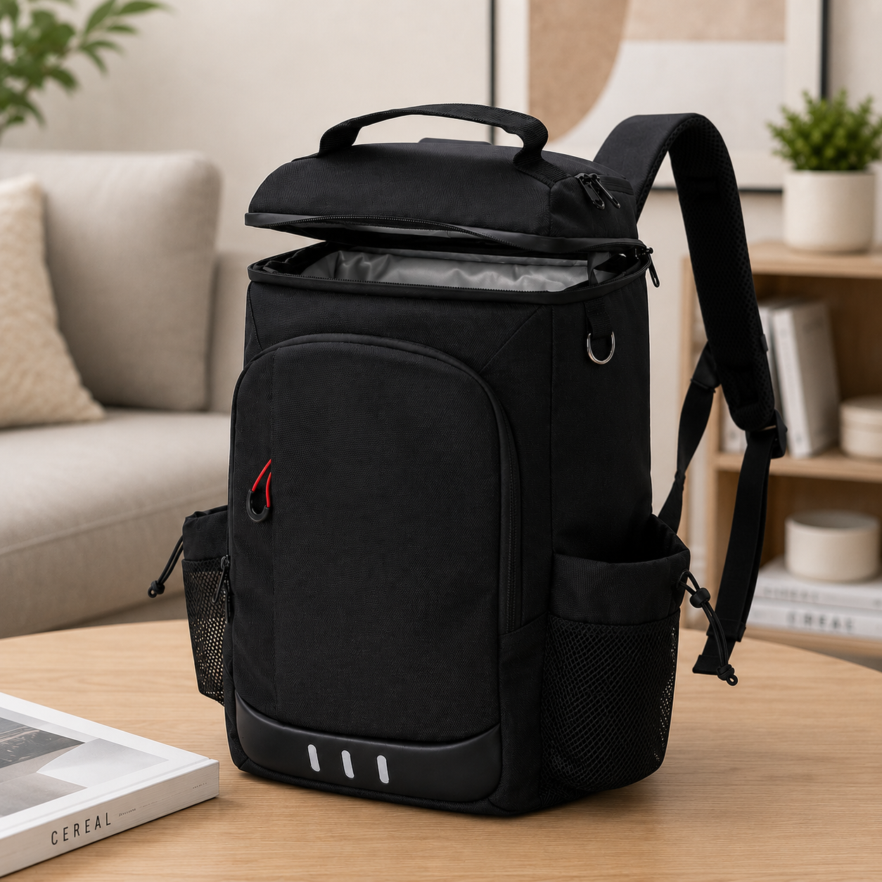 FRESHPACK – Robuster Kühlrucksack mit Flaschenöffner für Ausflüge und Camping