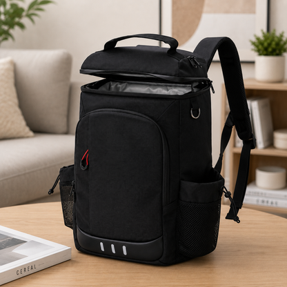 FRESHPACK – Robuster Kühlrucksack mit Flaschenöffner für Ausflüge und Camping