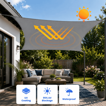 SKYCANOPY – Dreieckiges Sonnensegel für Stilvollen Outdoor-Schutz