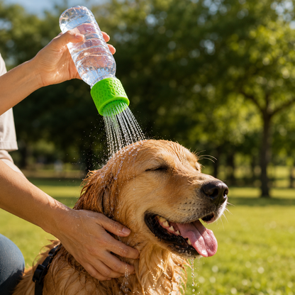 SHOWERGO – Beccuccio per bottiglia per una doccia rinfrescante in viaggio