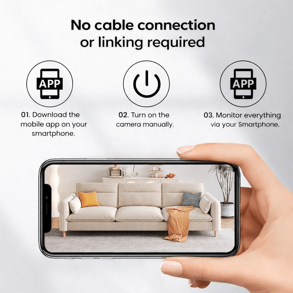 CAMOVIA – Cámara WLAN con transmisión en vivo y diseño compacto