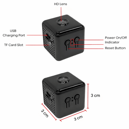 CAMOVIA – Cámara WLAN con transmisión en vivo y diseño compacto
