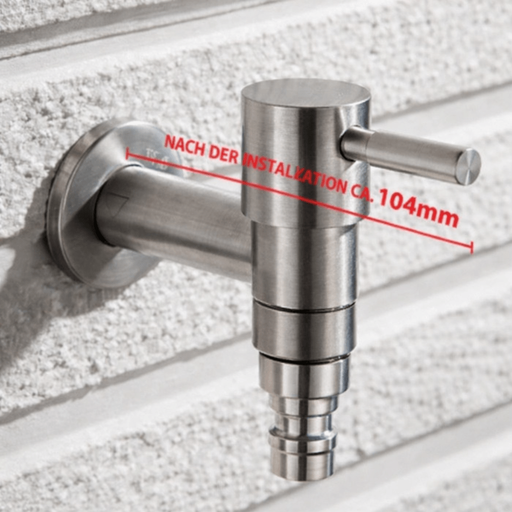 GARDENPRO – Grifo exterior de acero inoxidable premium