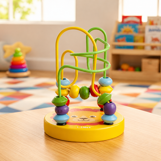 TINYTRACKS – Montaña rusa de madera compacta para jugar inspirado en Montessori