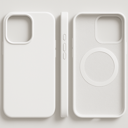 MAGNESOFT LUXE – Coque en silicone magnétique avec surface soft-touch pour iPhone