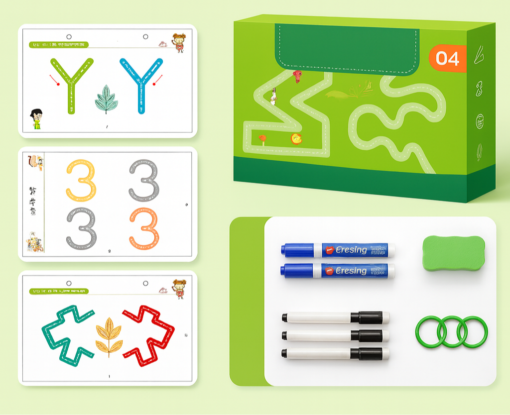 InkyPlay Learning Pad - Magic writing & learning without a screen