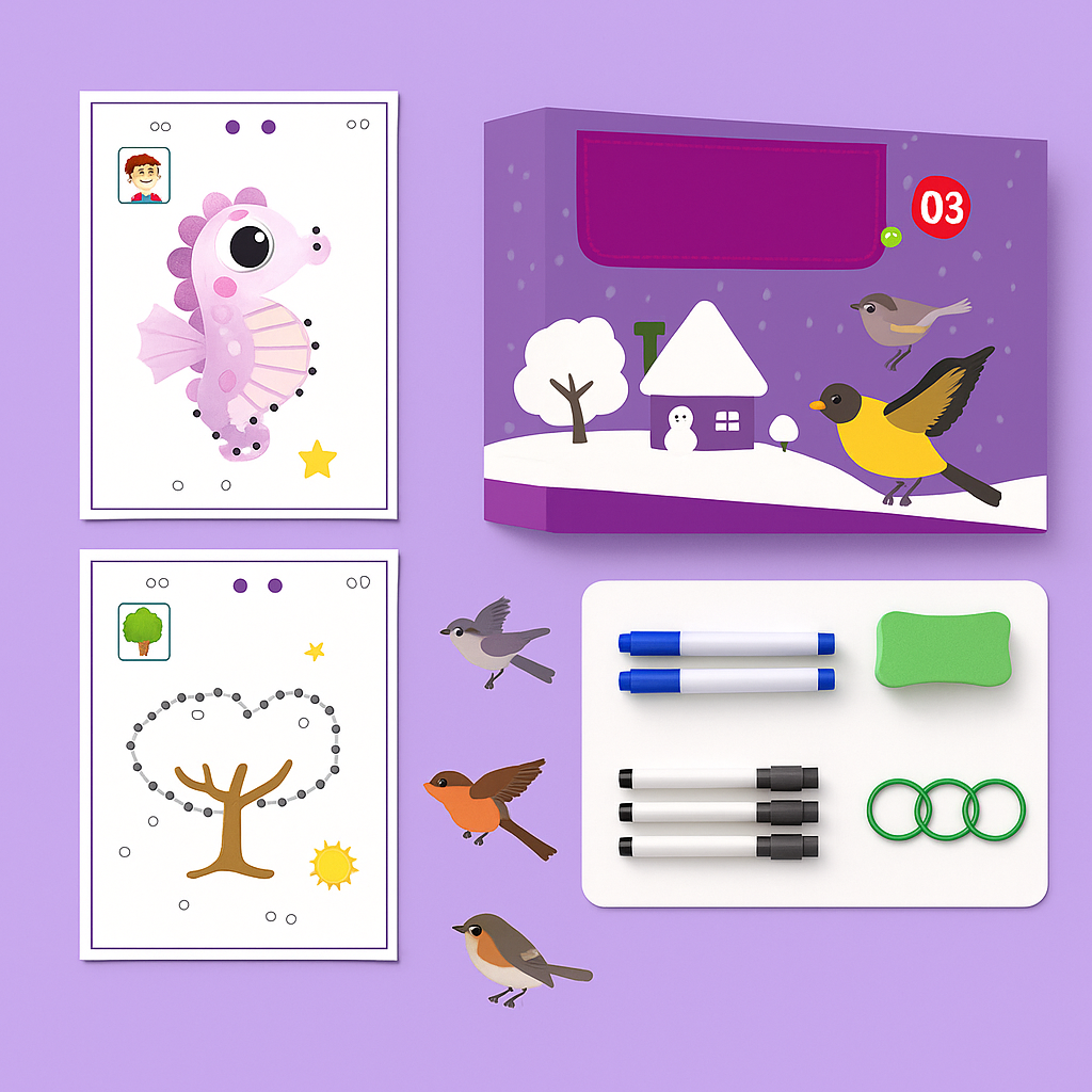 InkyPlay Learning Pad - Magic writing & learning without a screen
