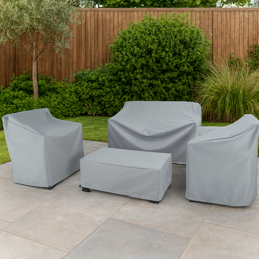 PREMIUMSHIELD – Wasserresistente Möbelabdeckung für Gartenmöbel