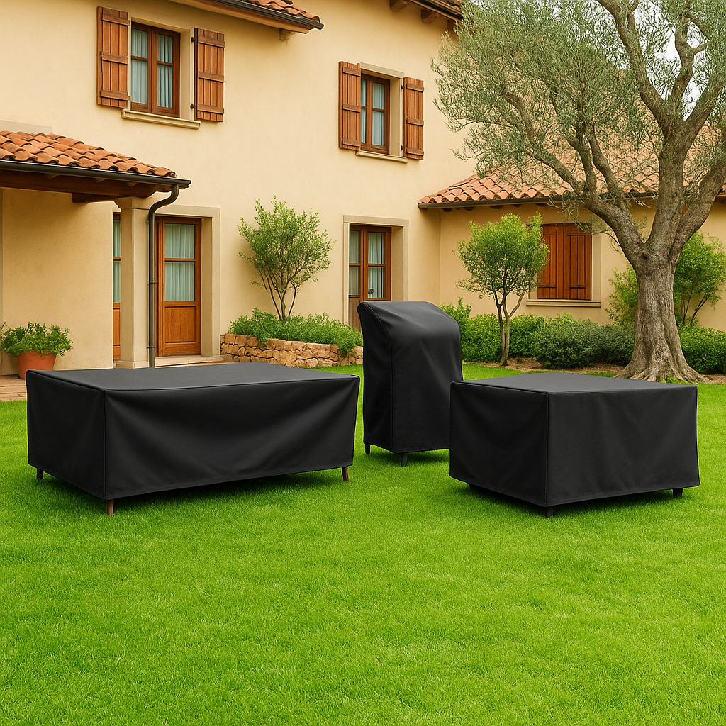 PREMIUMSHIELD – Wasserresistente Möbelabdeckung für Gartenmöbel