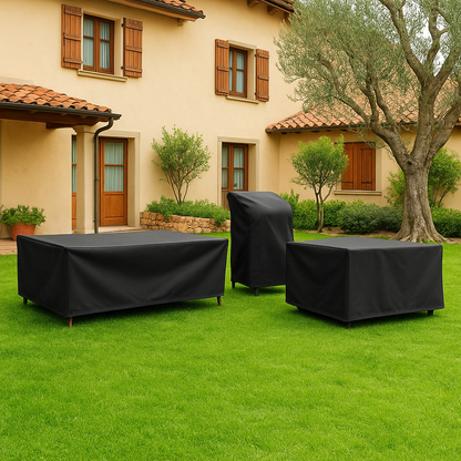 PREMIUMSHIELD – Wasserresistente Möbelabdeckung für Gartenmöbel