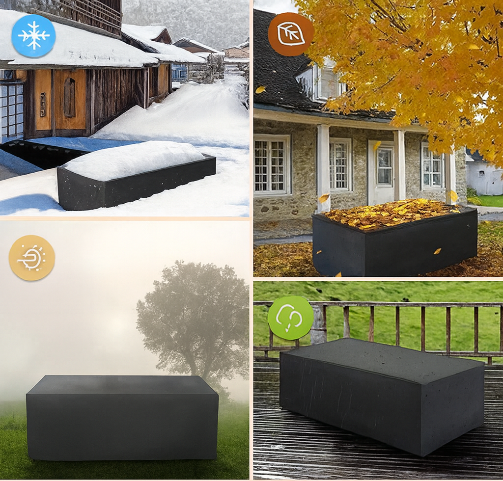 PREMIUMSHIELD – Wasserresistente Möbelabdeckung für Gartenmöbel
