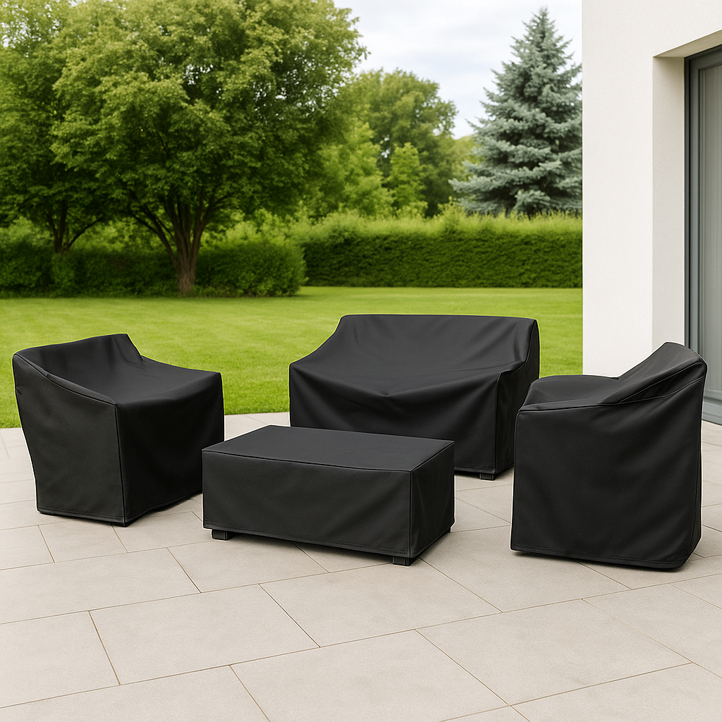 PREMIUMSHIELD – Wasserresistente Möbelabdeckung für Gartenmöbel