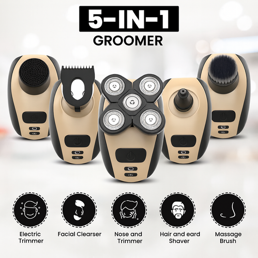 TRIMNOVA – 5-in-1 Elektrorasierer für glatte & reizfreie Rasur