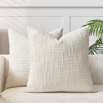 NATURCHEN – Chenille pillowcase with bamboo texture for elegant home accents