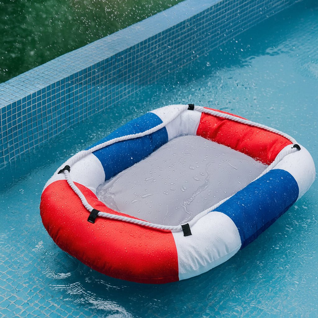 Chill Raft - Bootförmiges Haustierbett mit Kühlendem Komfort und Rutschfester Unterseite 2