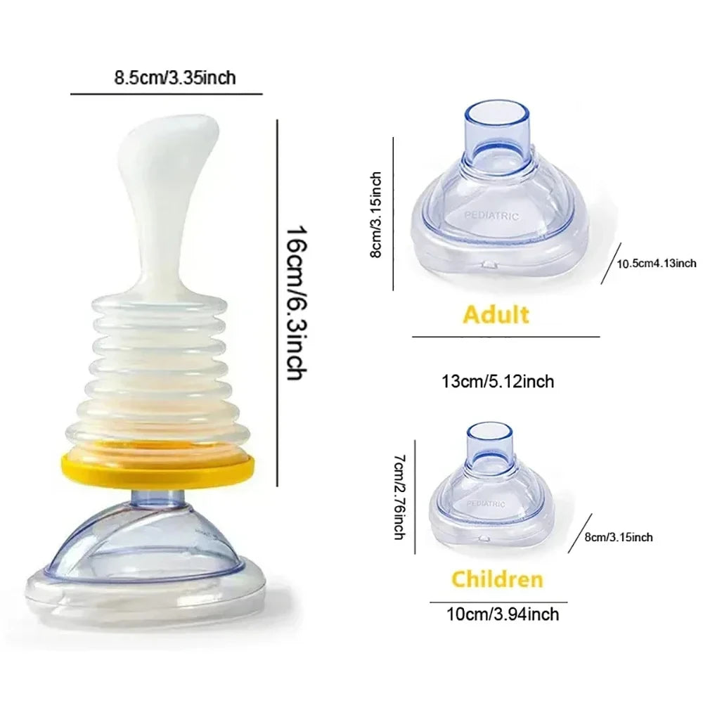 AeroGuard Choking Rescue Device | Emergency First Aid Kit for Choking for Adults and Children Reliable, compact, and easy-to-use safety device for critical choking situations.
