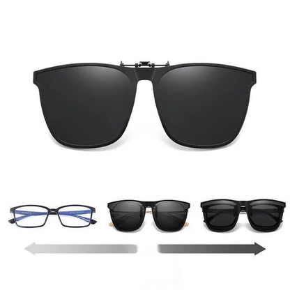 Clip-on-Klappsonnenbrille Herren mit Polarisierenden Gläsern & UV-Schutz 6