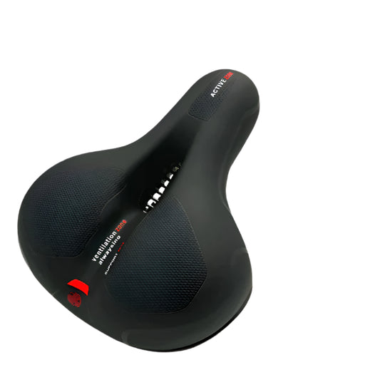 CLOUDCOMFORT Pro Saddle - Ergonomic bike saddle with gel padding & reflector for pain-free cycling
