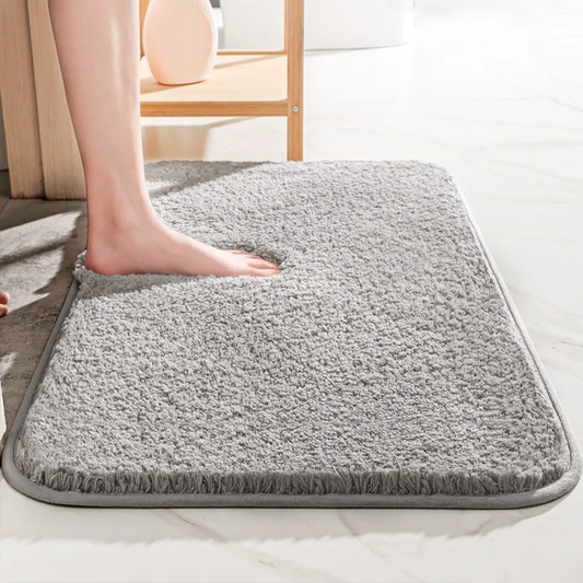 CloudLuxe Bath Mat - Super-thick luxury bath mat with ultra-soft surface & non-slip underside