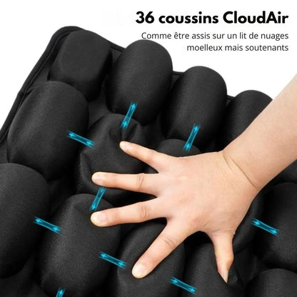 CLOUDSEAT PRO - Inflatable seat cushion for comfort when travelling & in the office