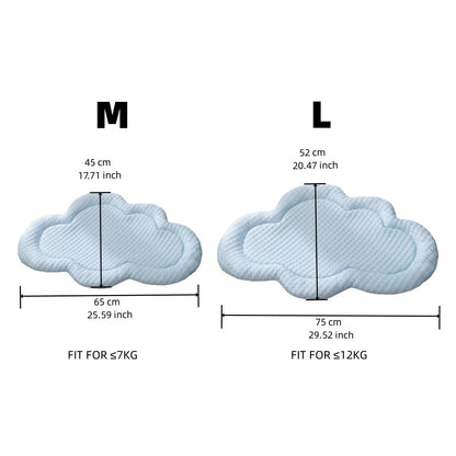 Wolkenförmige Kühlmatte für Hunde – Atmungsaktive und Bequeme Hunde Kühlmatte, Ideal für Heiße Tage-2