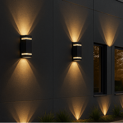 EXTERA – Lámpara de pared exterior moderna con luz LED impermeable