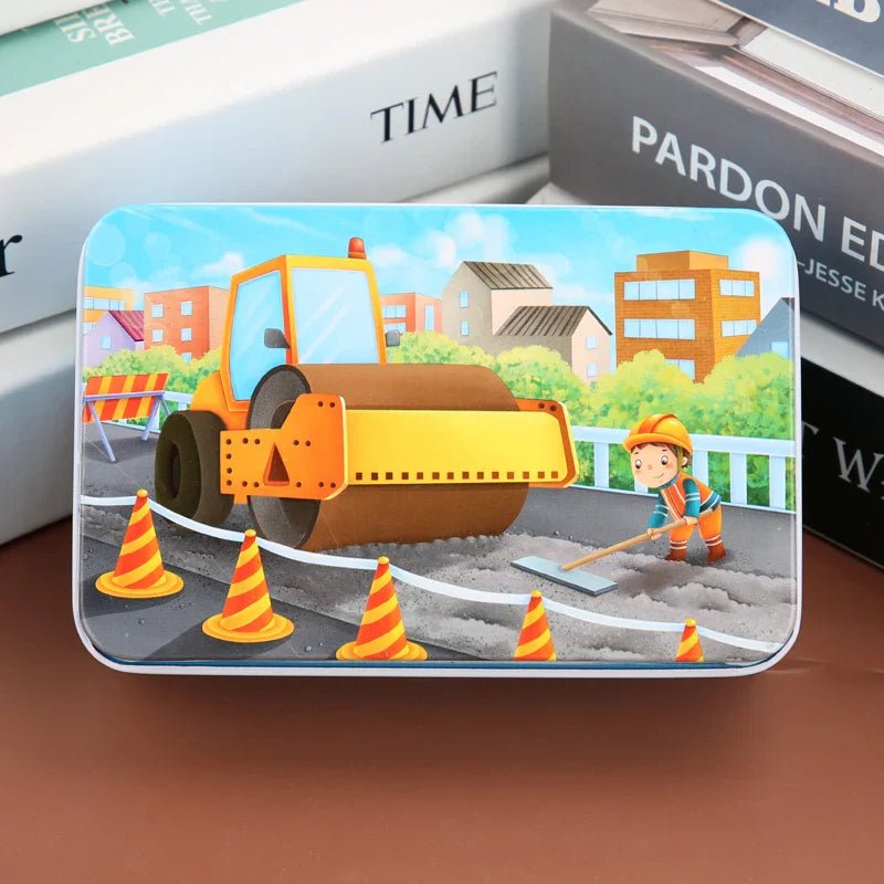 PUZZLIFY – Rompecabezas de madera colorido de 60 piezas para niños con motivos de animales y vehículos | Regalo de Navidad perfecto