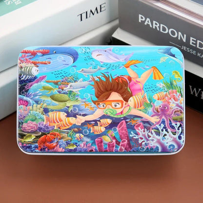 PUZZLIFY – Rompecabezas de madera colorido de 60 piezas para niños con motivos de animales y vehículos | Regalo de Navidad perfecto