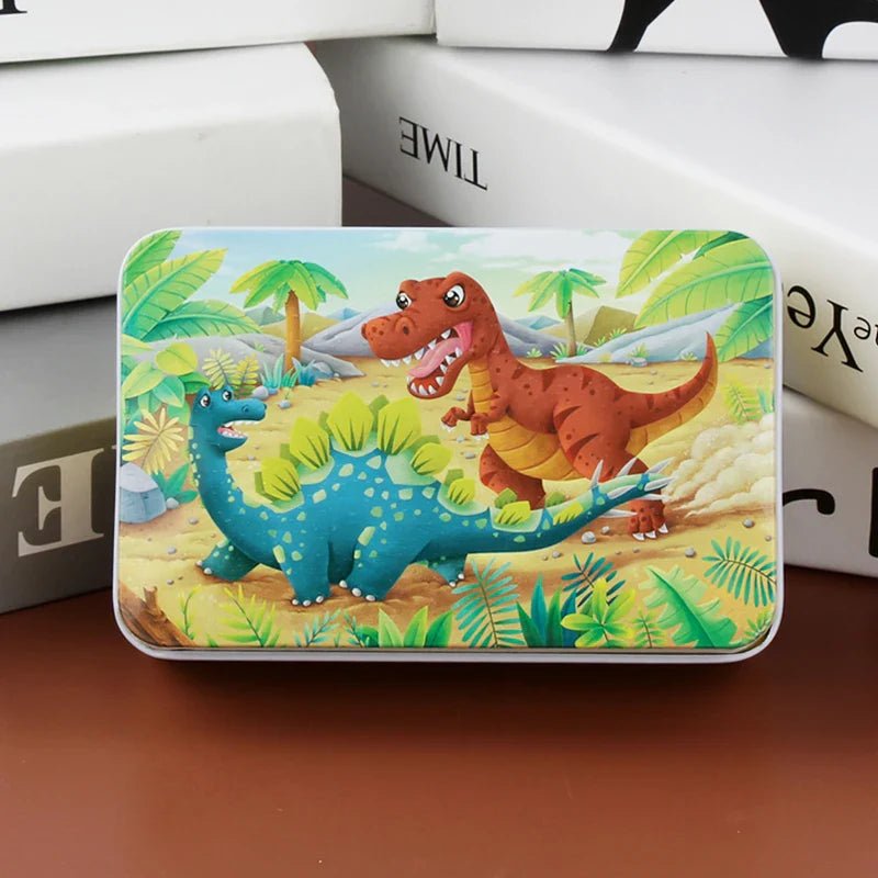 PUZZLIFY – Rompecabezas de madera colorido de 60 piezas para niños con motivos de animales y vehículos | Regalo de Navidad perfecto