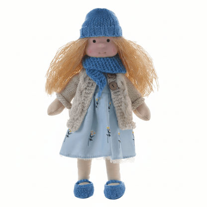 Elora – Handgemachte Waldorf-Puppe aus Baumwolle für kreatives Spielen