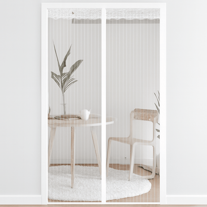 FLYGUARDIA – Cortina magnética para puerta con mosquitero y cierre automático