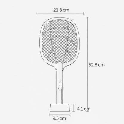 BLITZKILL – 3000V Electric Mosquito Swatter & USB Insect Killer with Safety Net