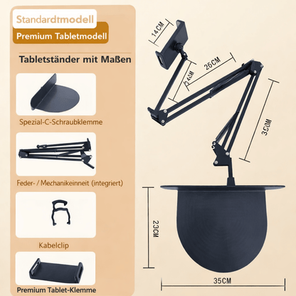 VIEWMATE 360° – Soporte ajustable para tablet para cama y mesa